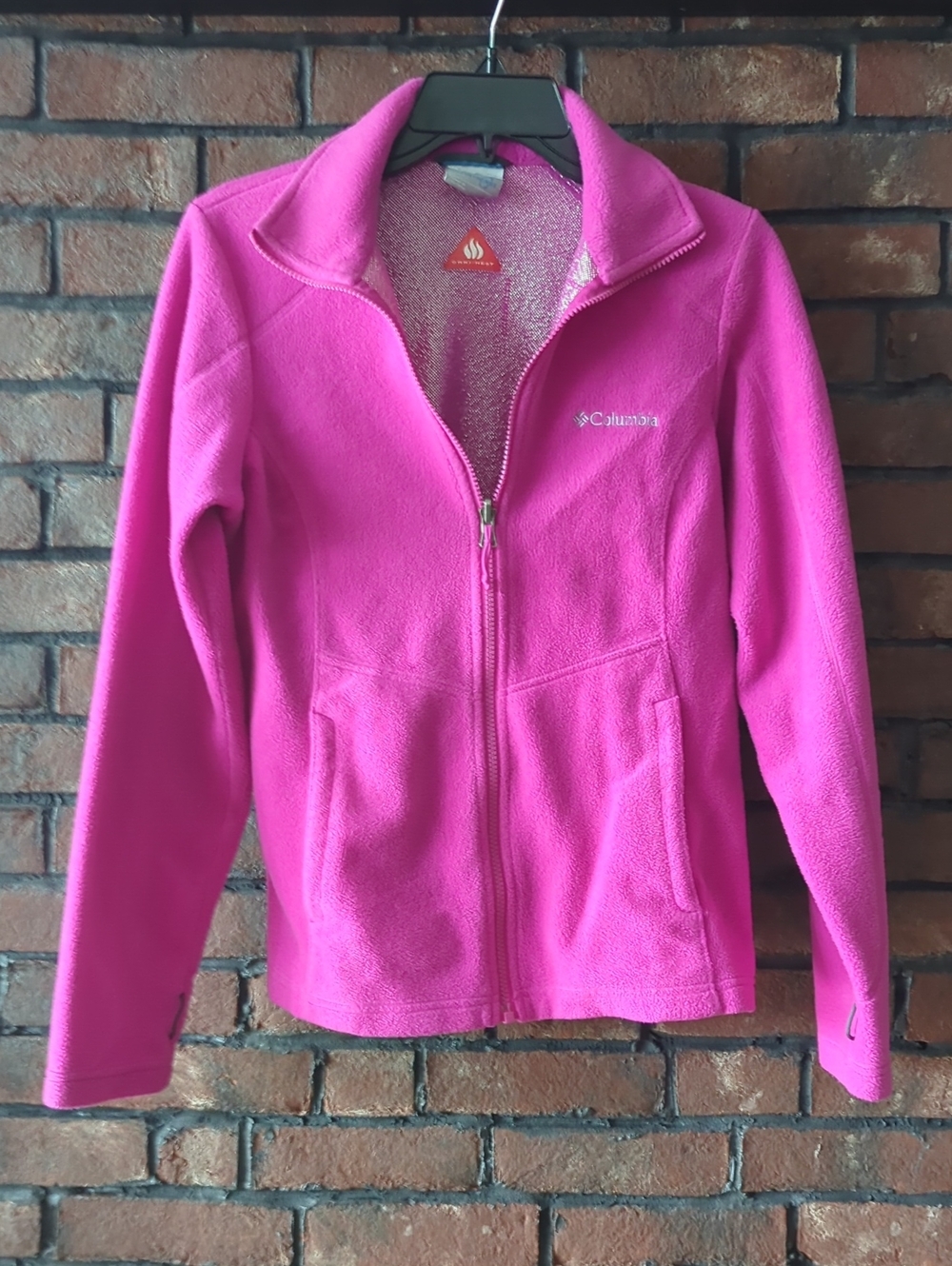 Columbia Hot Pink Full-Zip Fleece Jacket